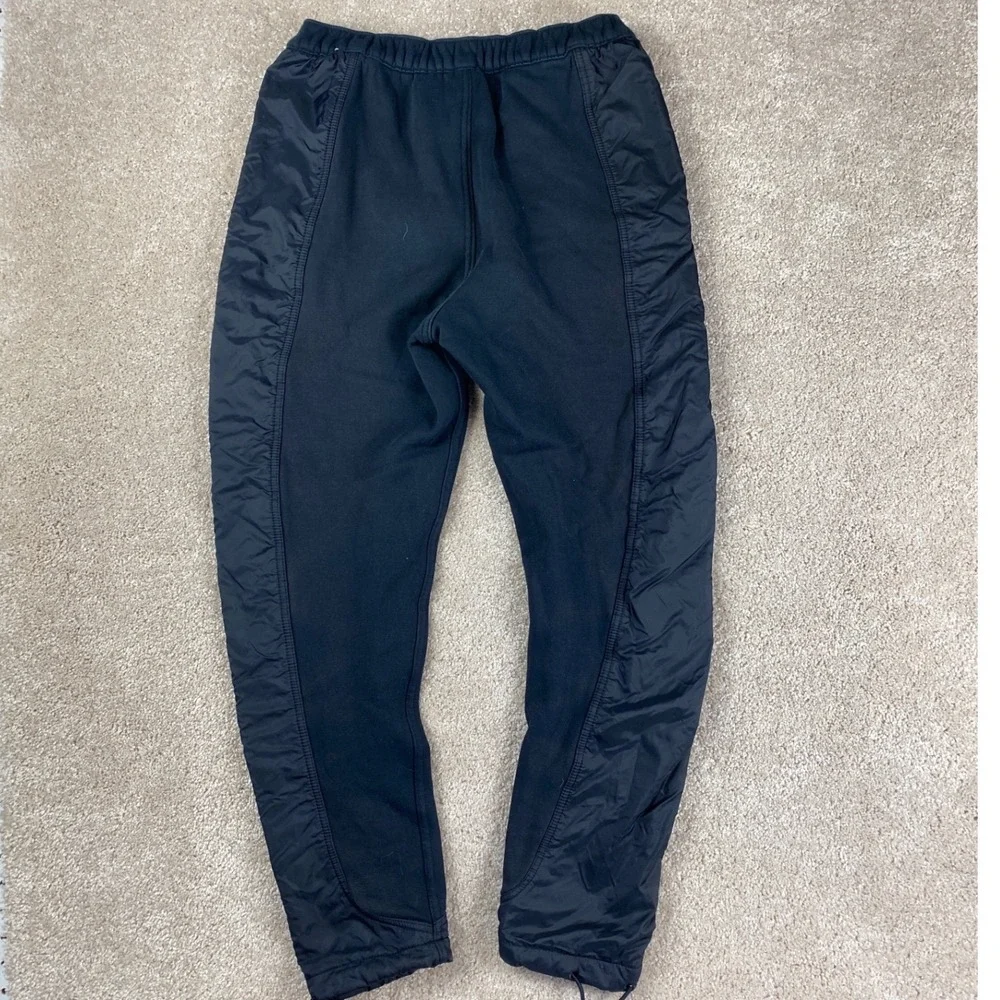 Michael Jordan Flight MVP Fleece Joggers Black Track‎ Pants Mens Size Small